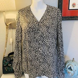 ✨Express✨ Cheetah 🐆 Portofino Slim Puff Sleeve Blouse